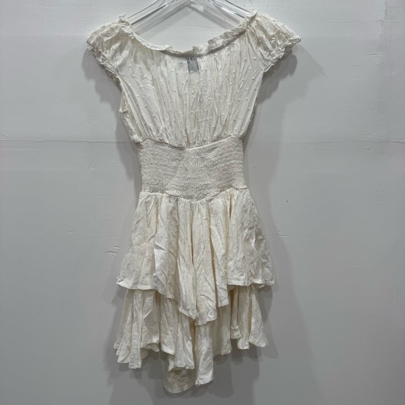 Princess Polly The Love Galore Romper White Lower Impact Ruffle Tiered Size 2 - Picture 5 of 12